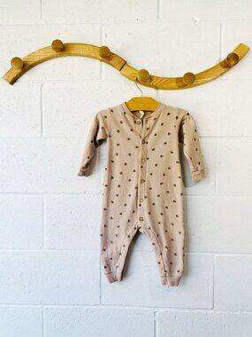 Quincy Mae Acorn Romper, 6-12 months